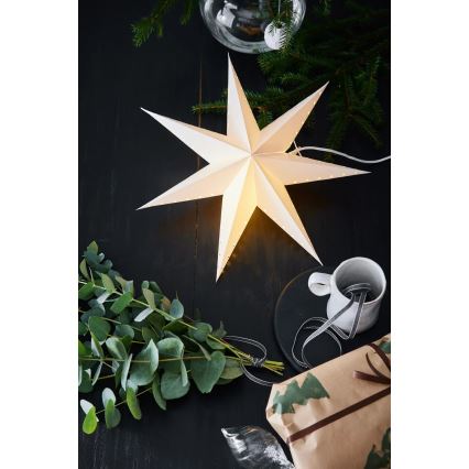 Markslöjd 705926 - Decorazione natalizia LIVELY 1xE14/6W/230V Ø 45 cm bianca