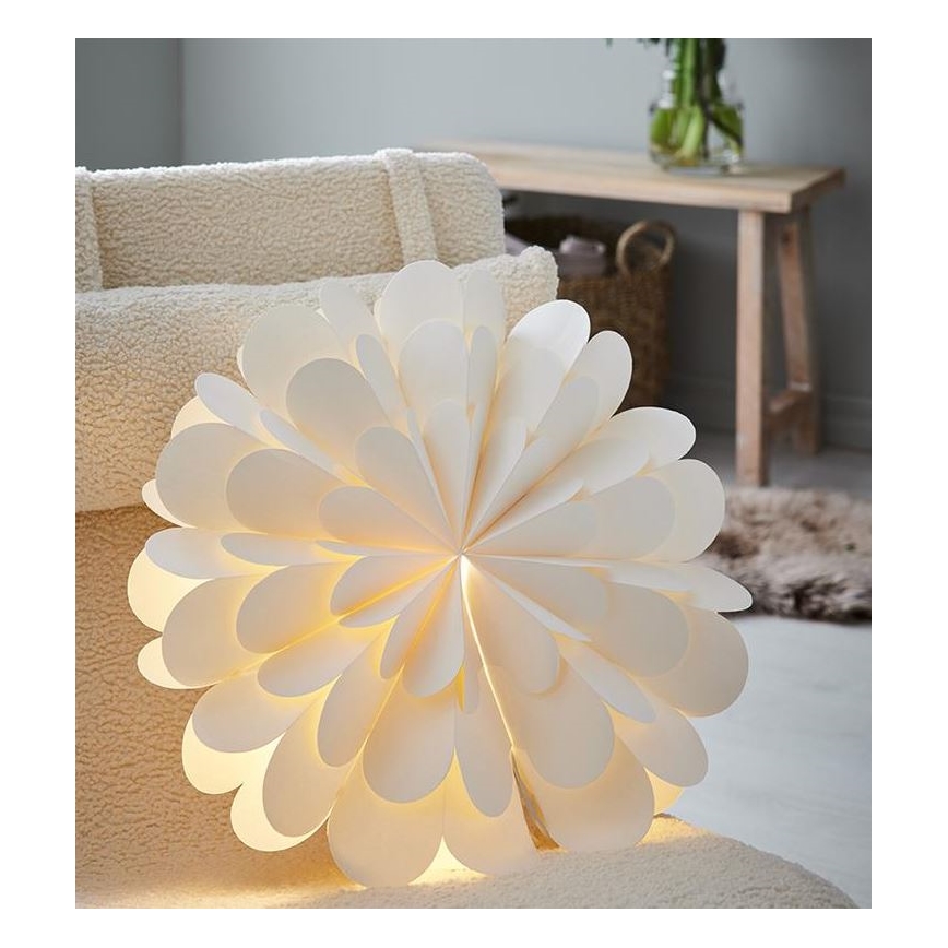 Markslöjd 705945 - Decorazione natalizia MARAVILLA 1xE14/25W/230V d. 60 cm bianco