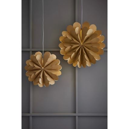 Markslöjd 705949 - Decorazione natalizia MARAVILLA 1xE14/25W/230V d. 60 cm oro