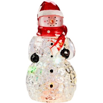 Markslöjd 706045 - Decorazione natalizia a LED HENRY LED/0,06W/3xAAA pupazzo di neve