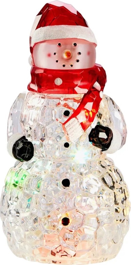 Markslöjd 706045 - Decorazione natalizia a LED HENRY LED/0,06W/3xAAA pupazzo di neve