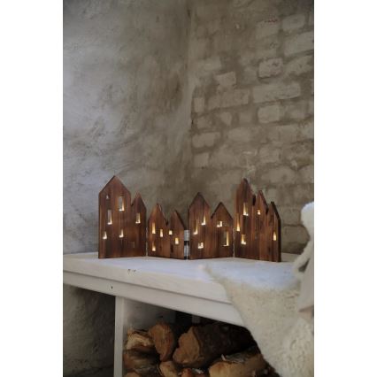Markslöjd 706212 - Decorazione di Natale a LED VIEW LED/0,9W/230V pino/marrone