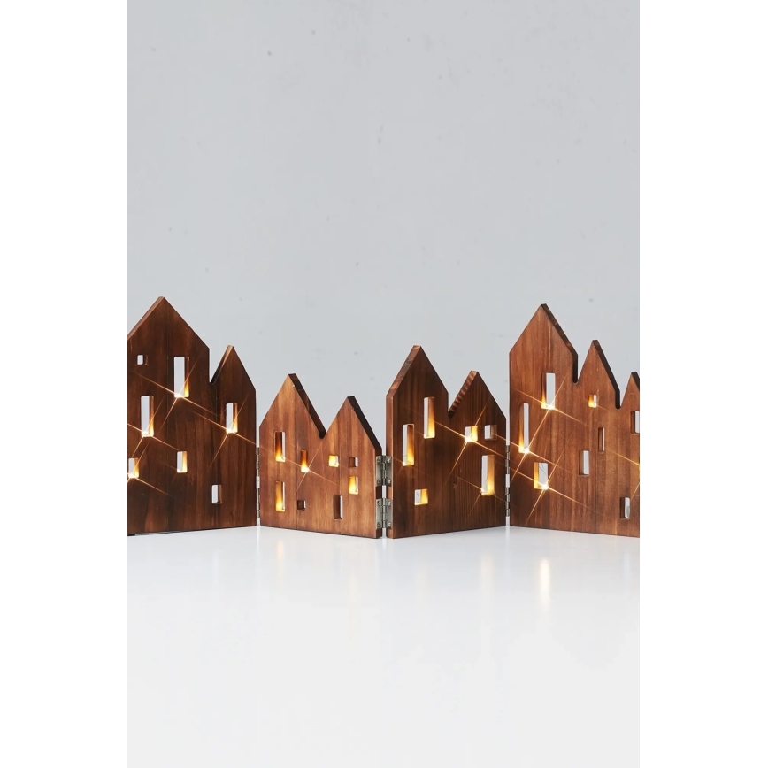 Markslöjd 706212 - Decorazione di Natale a LED VIEW LED/0,9W/230V pino/marrone
