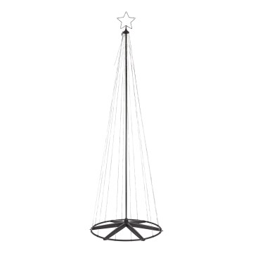 Markslöjd 706330 - LED Decorazione natalizia da esterno ABETO 380xLED/3,6W/230V 3m IP44 nero