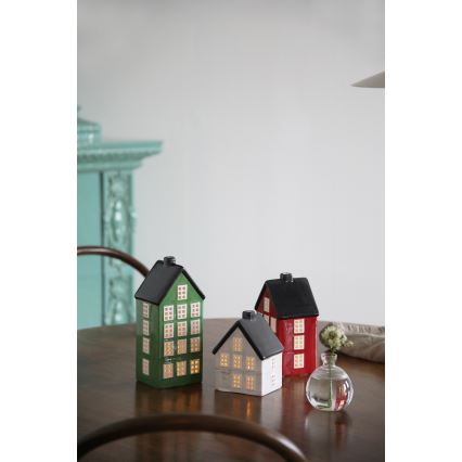 Markslöjd 706348 - Set da 3 decorazioni natalizie ricaricabili a LED dimmerabili PORTREE LED/0,1W/3,7V 150 mAh + telecomando