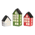 Markslöjd 706348 - Set da 3 decorazioni natalizie ricaricabili a LED dimmerabili PORTREE LED/0,1W/3,7V 150 mAh + telecomando