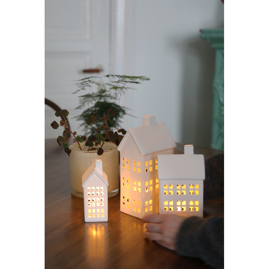 Markslöjd 706349 - Set da 3 decorazioni natalizie ricaricabili a LED dimmerabili ETON LED/0,1W/3,7V 150 mAh + telecomando