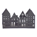 Markslöjd 706364 - LED candeliere natalizio YORK 3xLED/0,1W/1xCR2032 nero