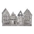 Markslöjd 706365 - Portacandela natalizio LED YORK 3xLED/0,1W/1xCR2032 grigio