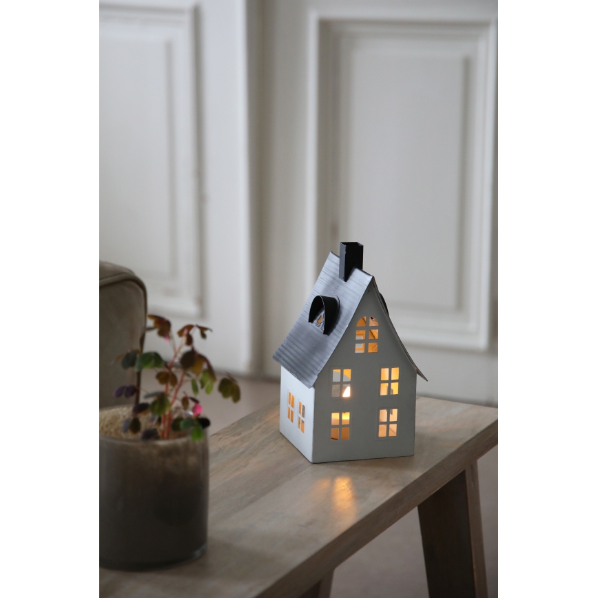 Markslöjd 706366 - LED Decorazione natalizia LUTON LED/0,1W/1xCR2032 bianco/nero