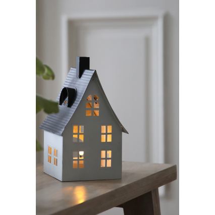 Markslöjd 706366 - LED Decorazione natalizia LUTON LED/0,1W/1xCR2032 bianco/nero
