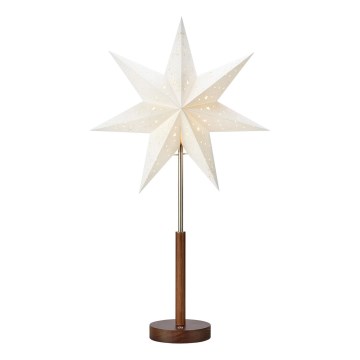 Markslöjd 706493 - Decorazione natalizia LED ricaricabile NOELLA LED/0,5W/3,7V 2000 mAh marrone/bianco