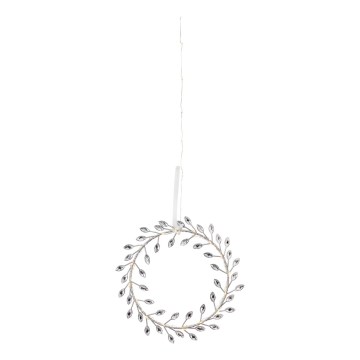 Markslöjd 706557 - decorazione natalizia a LED ARIA LED/3,12W/2xAA argento