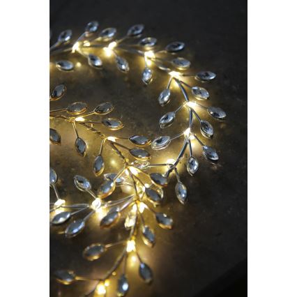 Markslöjd 706557 - decorazione natalizia a LED ARIA LED/3,12W/2xAA argento