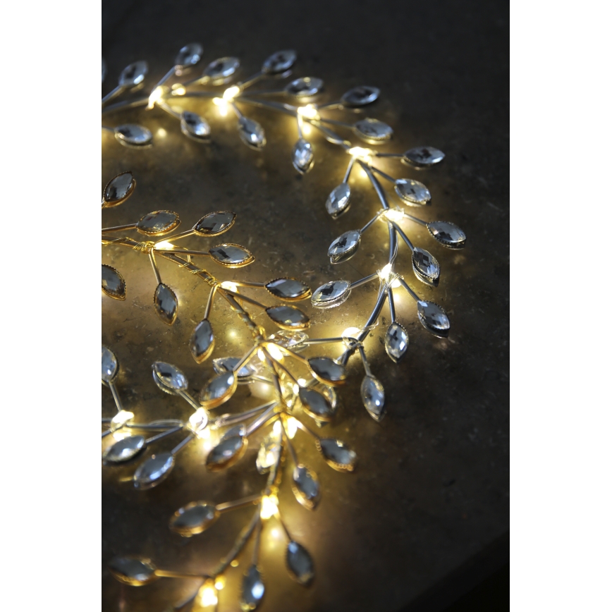 Markslöjd 706557 - decorazione natalizia a LED ARIA LED/3,12W/2xAA argento