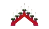 Markslöjd 8314,120 - Candelabro natalizio LED TOMAS 7xE10/3W/230V rosso