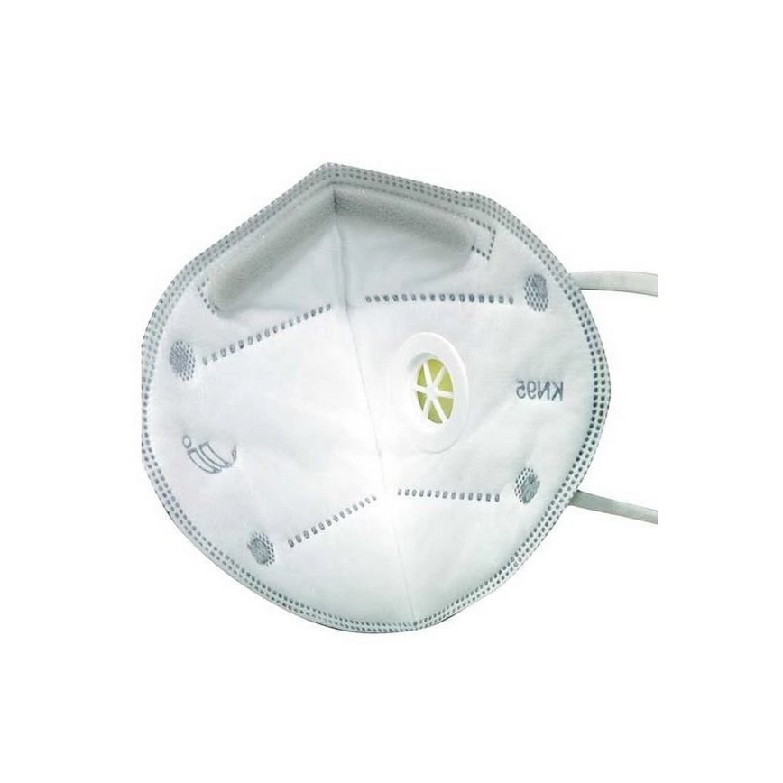 Mascherina di protezione con valvola di espirazione classe KN95 (FFP2)