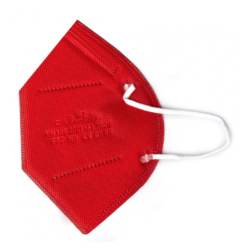 Mascherina FFP2 NR CE 2163 rossa 1pz