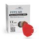 Mascherina FFP2 NR CE 2163 rossa 1pz