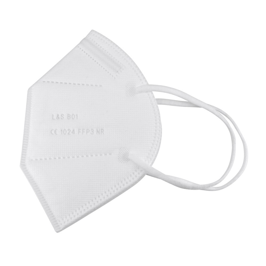 Mascherina FFP3 NR L&S B01 - 5-strati - efficienza di 99,87%  100pz