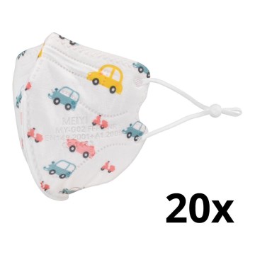 Mascherina per bambini FFP2 NR Kids macchine 20pz