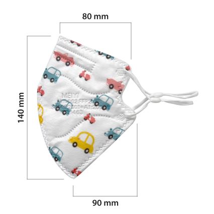 Mascherina per bambini FFP2 NR Kids macchine 20pz