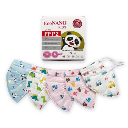 Mascherina per bambini FFP2 NR Kids panda 20pz