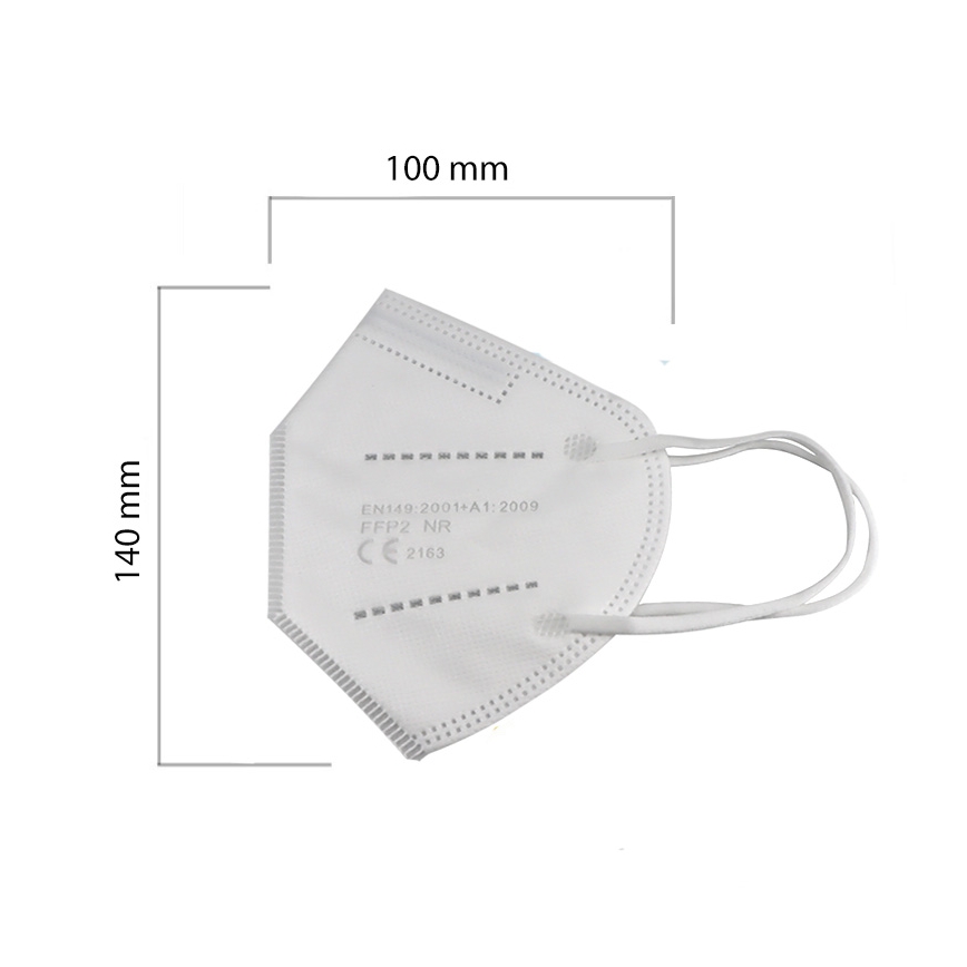Mascherina taglia bambino FFP2 Kids NR CE 0370 bianco 1pz