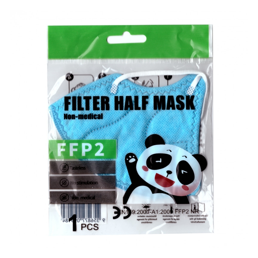 Mascherine per bambini FFP2 NR Kids blu 20pz