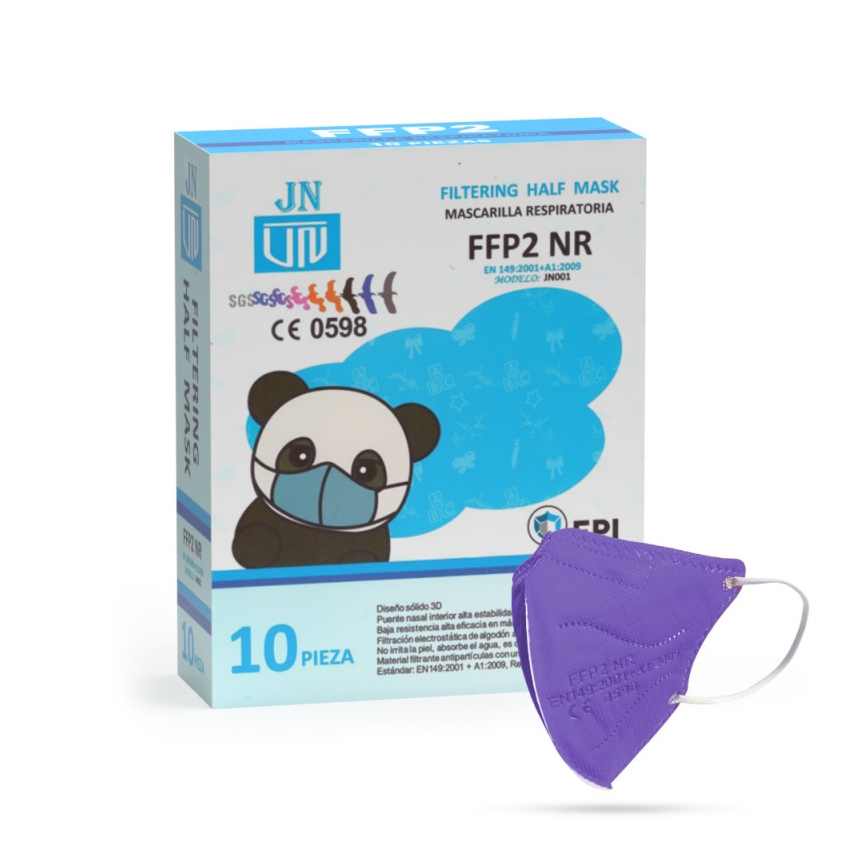 Mascherine per bambini  FFP2 NR Kids viola 20pz