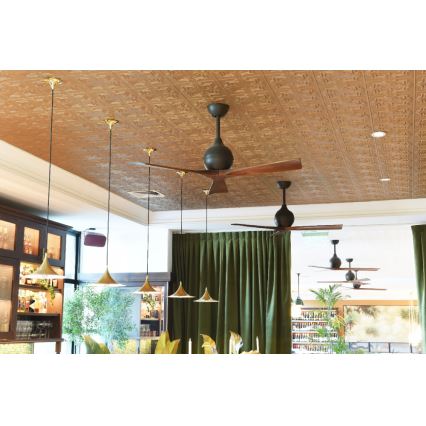 Matthews VEN-IR3-52 - Ventilatore da soffitto IRENE 52 nichel opaco/noce