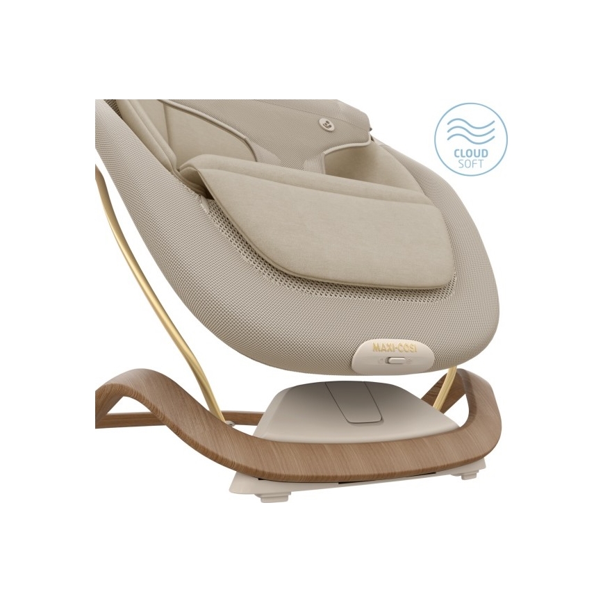 Maxi-Cosi - Dondolo vibrante per bambini DOVE PRO 3xAA beige