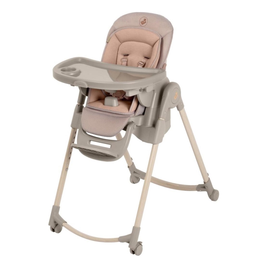 Maxi-Cosi - Sedia da pranzo per bambini MINLA PLUS beige/rosa