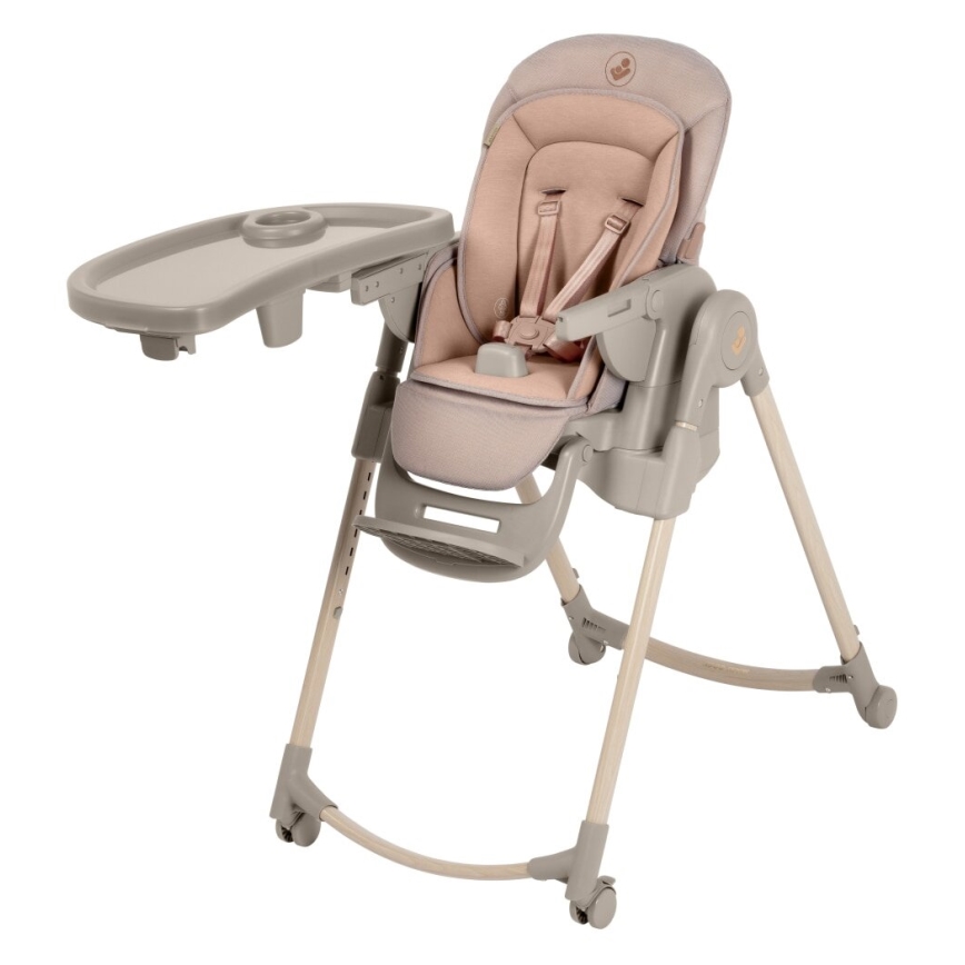 Maxi-Cosi - Sedia da pranzo per bambini MINLA PLUS beige/rosa