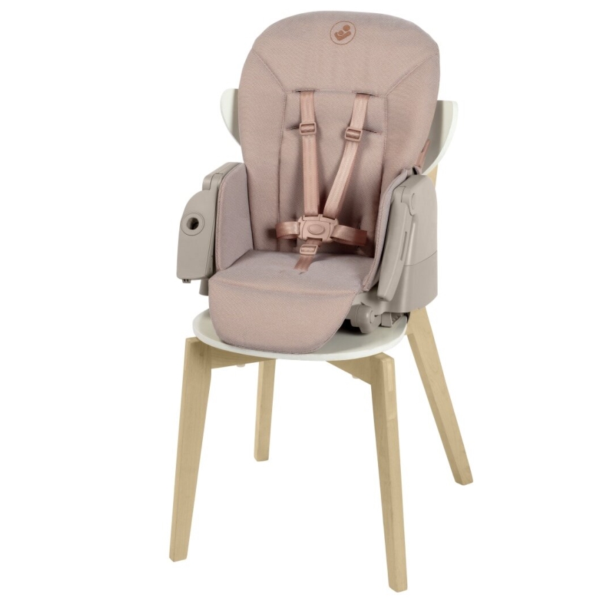 Maxi-Cosi - Sedia da pranzo per bambini MINLA PLUS beige/rosa