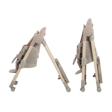 Maxi-Cosi - Sedia da pranzo per bambini MINLA PLUS beige/rosa