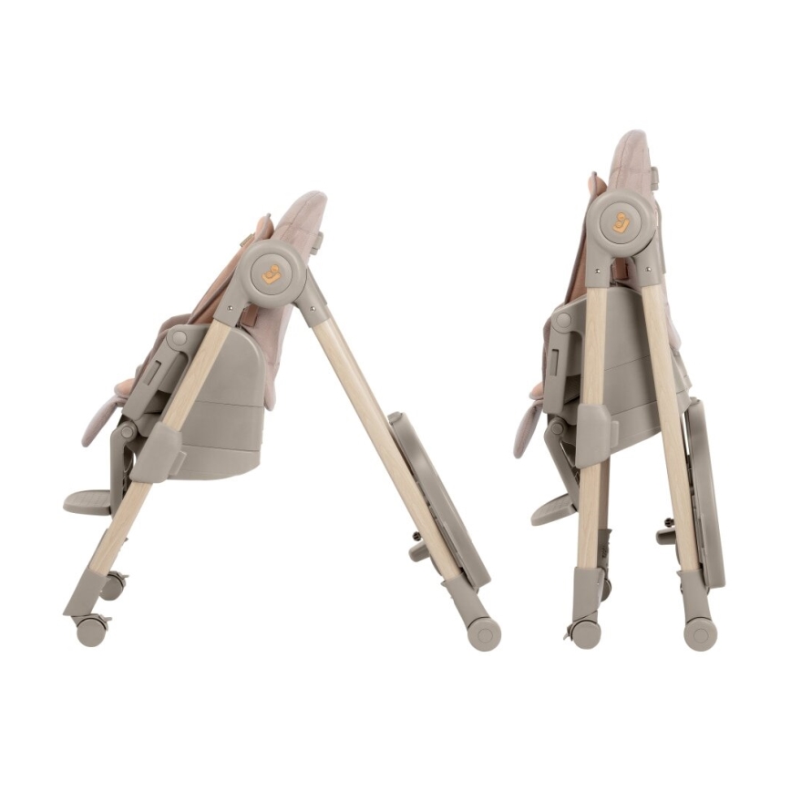 Maxi-Cosi - Sedia da pranzo per bambini MINLA PLUS beige/rosa