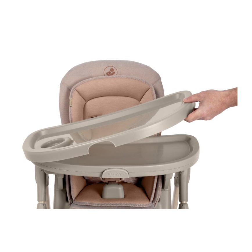 Maxi-Cosi - Sedia da pranzo per bambini MINLA PLUS beige/rosa