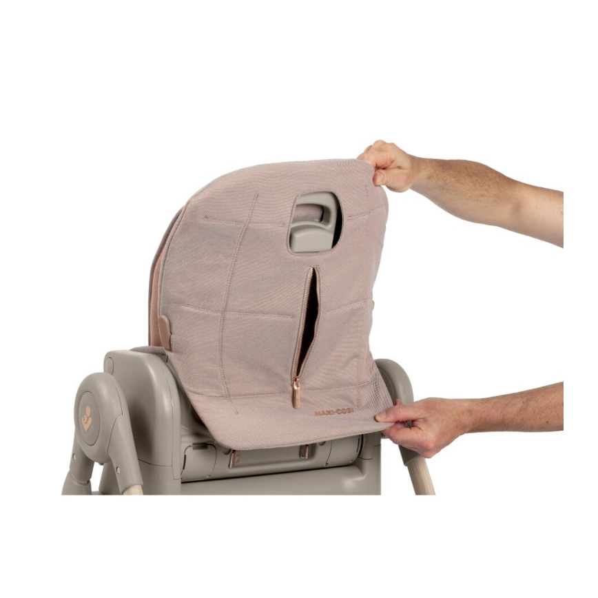 Maxi-Cosi - Sedia da pranzo per bambini MINLA PLUS beige/rosa