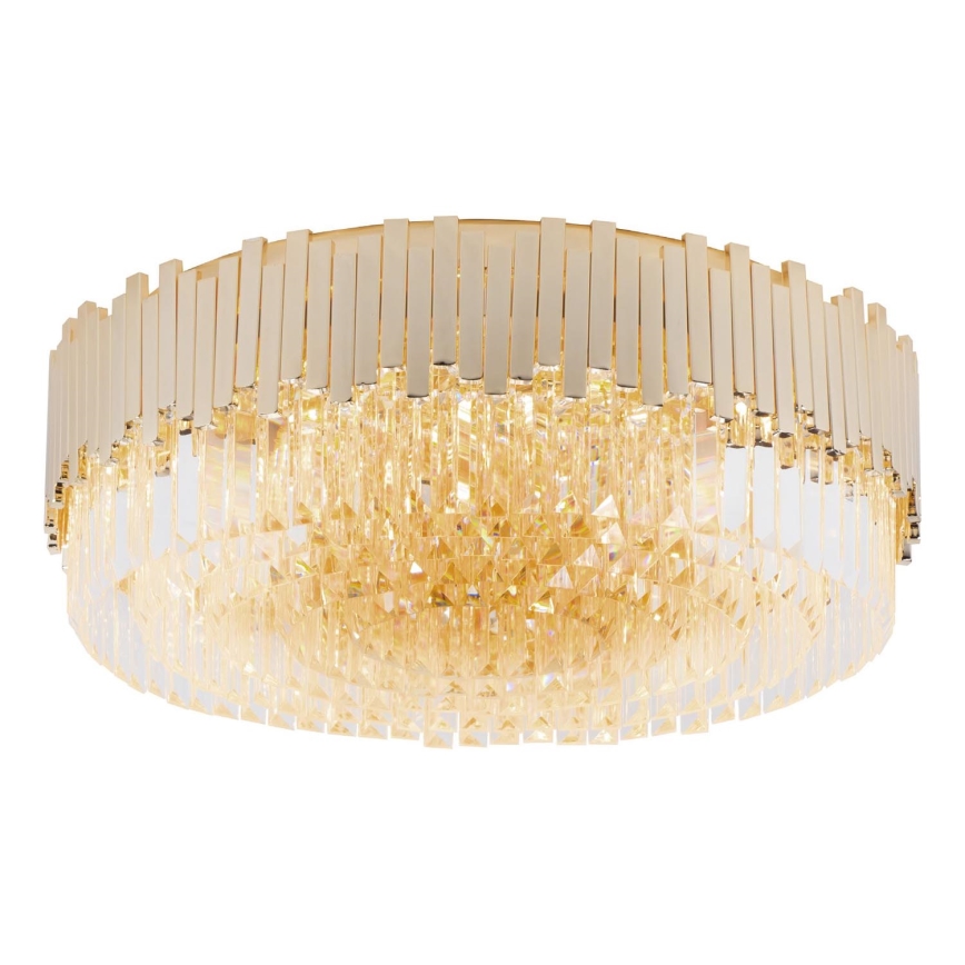 MAXLIGHT C0164 - Plafoniera TREND 15xE14/40W/230V diametro 60 cm oro