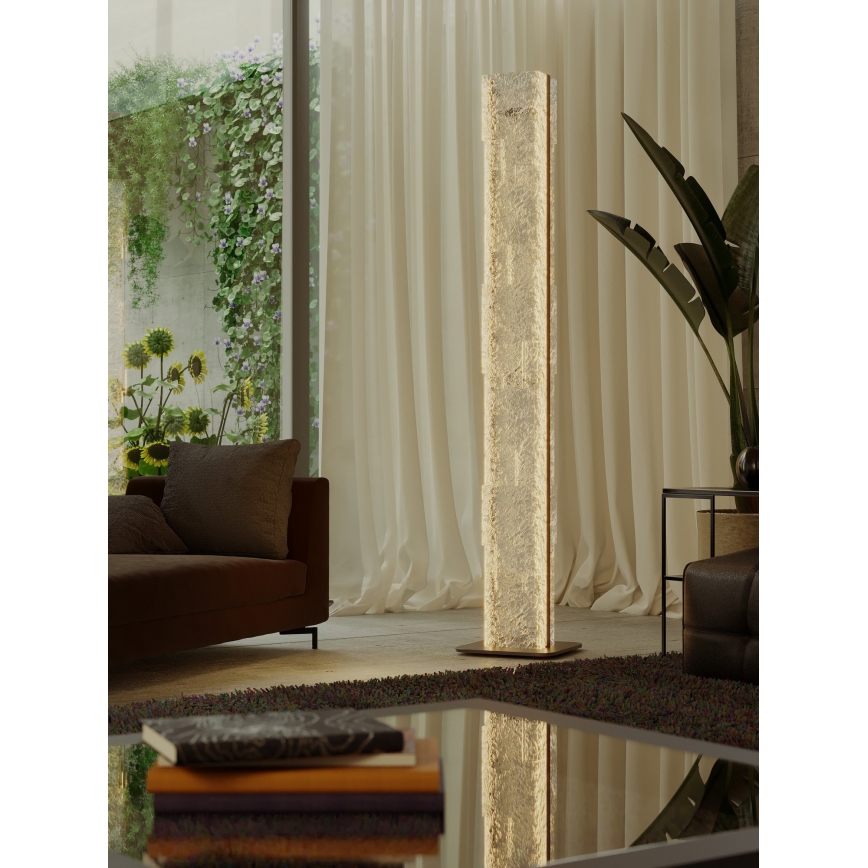 MAXLIGHT F0063 - Lampada da terra LED EVEREST LED/105W/230V 152 cm marrone