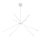 MAXLIGHT P0270 - Lampadario LED a sospensione con filo RAGNO LED/33W/230V bianco