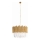 MAXLIGHT P0284 - Lampadario a sospensione con catena VOGUE 12xE14/40W/230V diametro 60 cm oro
