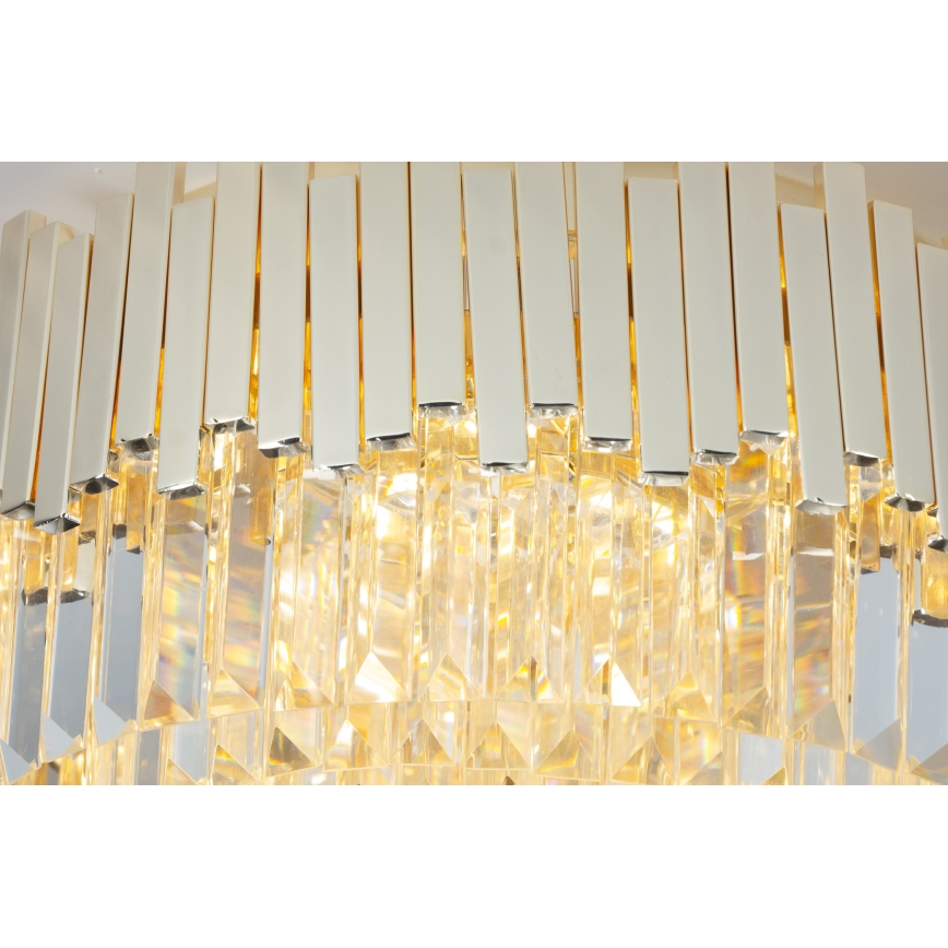 MAXLIGHT P0368 - Lampadario a sospensione con filo TREND 8xE14/40W/230V diametro 45 cm oro