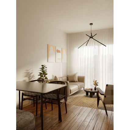 MAXLIGHT P0412 - Lampadario LED a sospensione con filo RAGNO LED/33W/230V nero