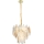 MAXLIGHT P0417 - Lampadario a sospensione con catena ARWENA 7xE14/40W/230V diametro 50 cm oro