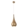 MAXLIGHT P0436 - Lampadario a sospensione con filo DROP 1xE27/40W/230V diametro 20 cm oro