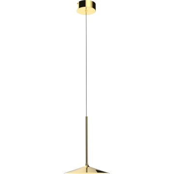 MAXLIGHT P0460 - Lampadario LED a sospensione con filo HANA LED/6W/230V diametro 17,5 cm oro