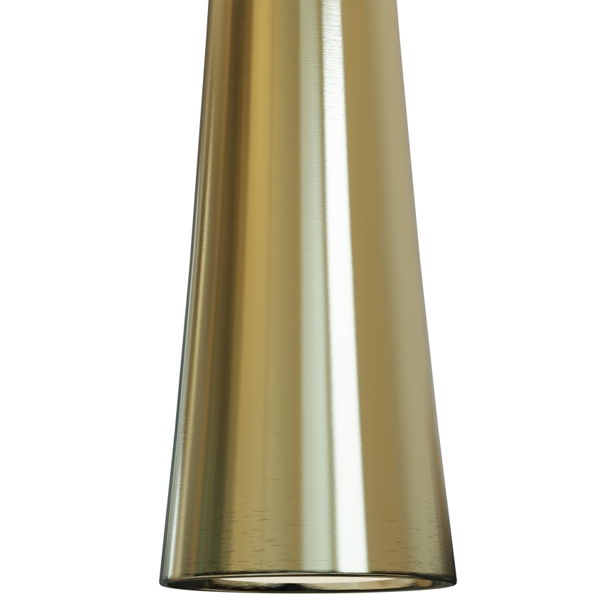 MAXLIGHT P0484 - Lampadario LED a sospensione con filo CAFFÈ LED/7W/230V diametro 3 cm oro