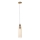 MAXLIGHT P0510 - Lampadario a sospensione con filo CAMPANILA 1xE27/40W/230V diametro 10 cm ottone/beige